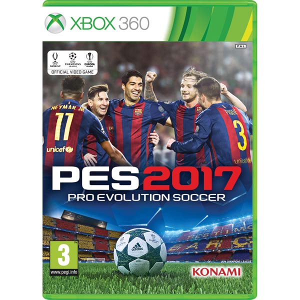 PES 2017: Pro Evolution Soccer[XBOX 360]-BAZAR (použité zboží)