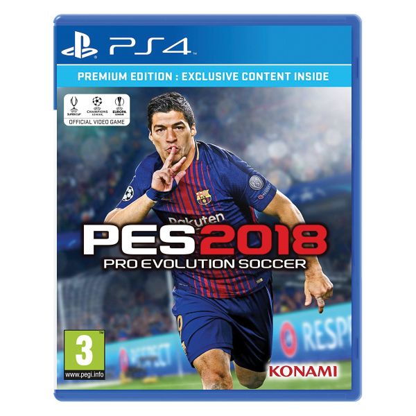 PES 2018: Pro Evolution Soccer[PS4]-BAZAR (použité zboží)