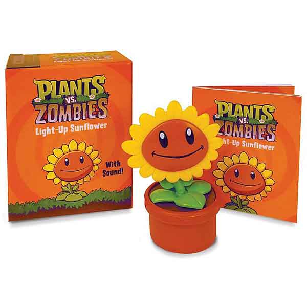 Plants vs. 
 Zombies: Light-Up Sunflower With Sound! 
 (Miniature Editions)