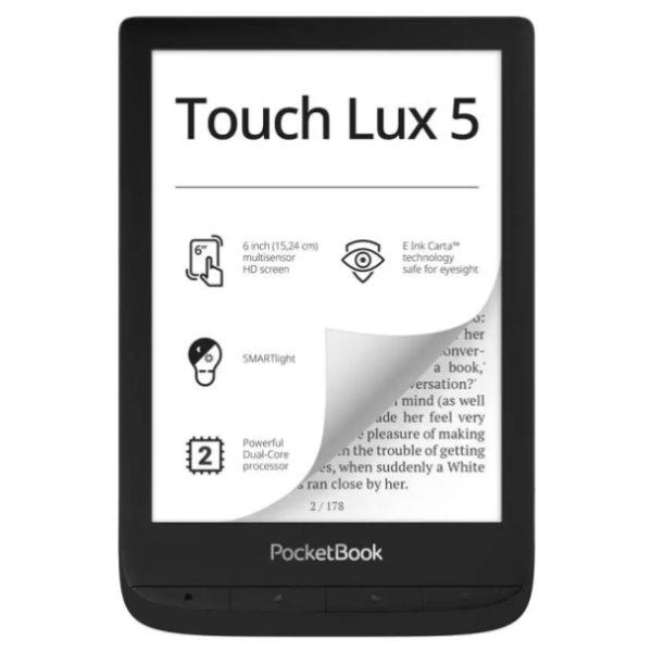 Pocketbook 628 Touch Lux 5, black