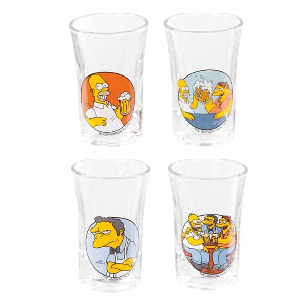 Pohárky Simpsons-To Alcohol! 
 (4 ks)