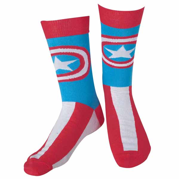 Ponožky Marvel-Captain America Stars and Striped 43/46