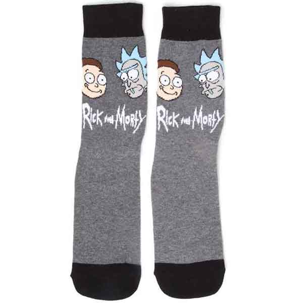 Ponožky Rick And Morty Faces Crew Socks 39/42