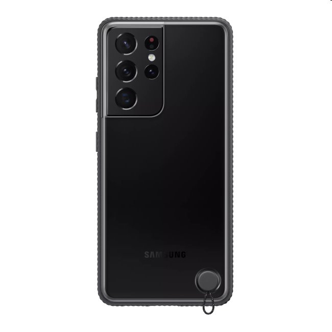 Pouzdro Clear Protective Cover pro Samsung Galaxy S21 Ultra - G998B, black (EF-GG998C) Pouzdro Clear Protective Cover pro Samsung Galaxy S21 Ultra - G998B, black (EF-GG998C)