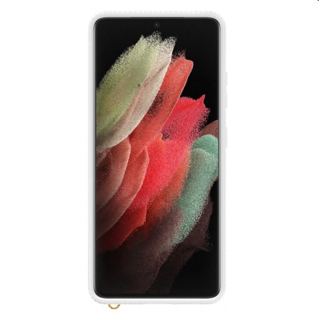 Pouzdro Clear Protective Cover pro Samsung Galaxy S21 Ultra - G998B, white (EF-GG998C)