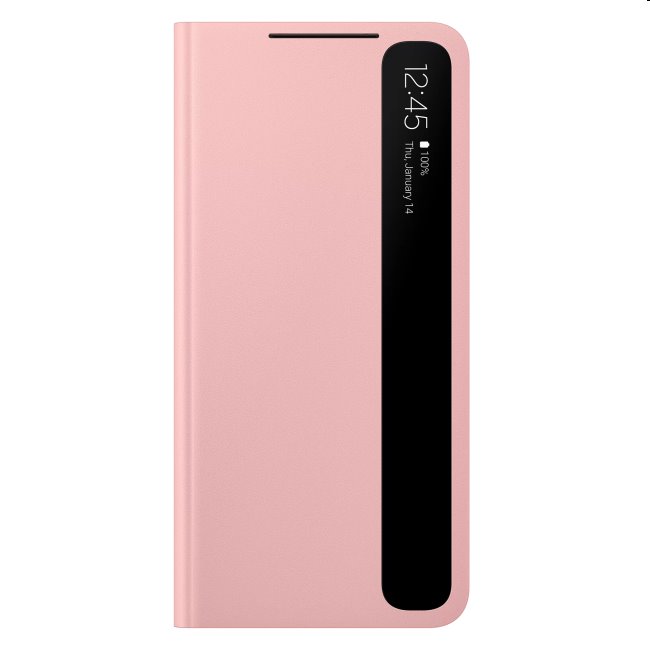 Pouzdro Clear View Cover pro Samsung Galaxy S21 - G991B, pink (EF-ZG996C)