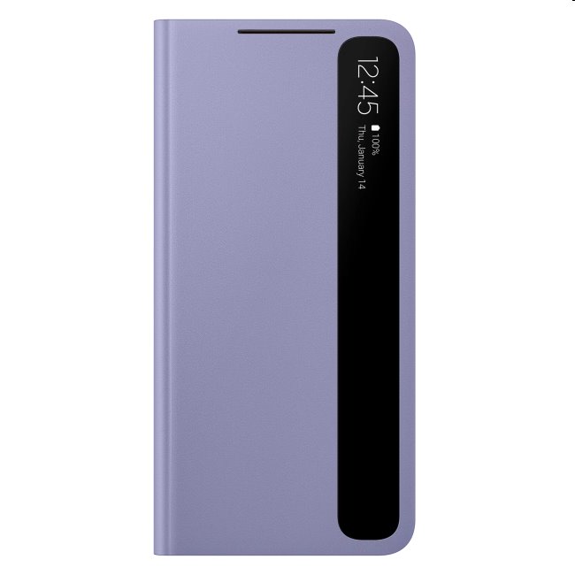 Pouzdro Clear View Cover pro Samsung Galaxy S21 - G991B, violet (EF-ZG996C)