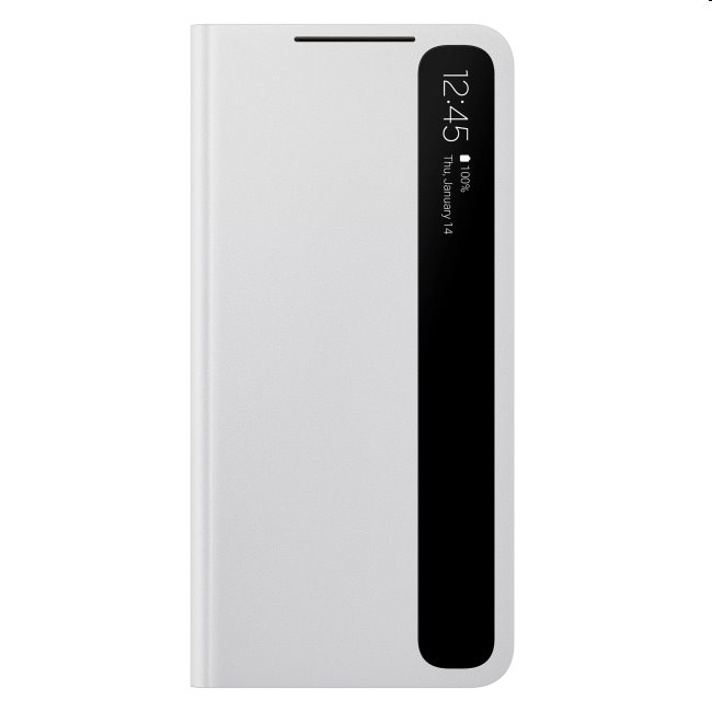 Pouzdro Clear View Cover pro Samsung Galaxy S21 Plus - G996B, light gray (EF-ZG996C) Pouzdro Clear View Cover pro Samsung Galaxy S21 Plus - G996B, light gray (EF-ZG996C)