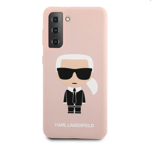 Puzdro Karl Lagerfeld Iconic Full Body pre Samsung Galaxy S21 - G991B, ružové