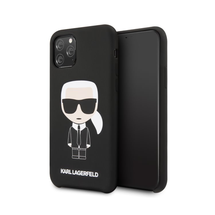 
Pouzdro Karl Lagerfeld Ikonik Silicon Case pro Apple iPhone 11, Black