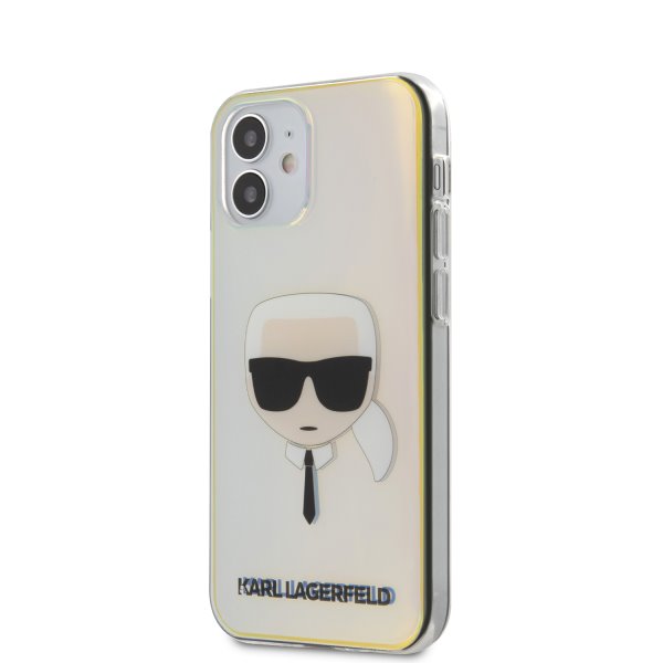 Púzdro Karl Lagerfeld PC/TPU Head pre iPhone 12 mini, iridescent