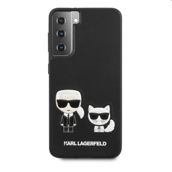 Puzdro Karl Lagerfeld PU Karl &Choupette pre Samsung Galaxy S21- G991B, čierne