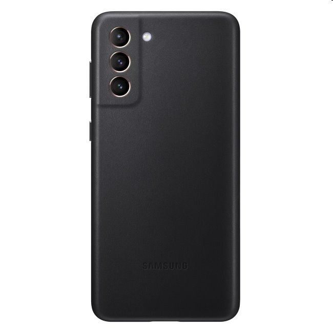 Pouzdro Leather Cover pro Samsung Galaxy S21 Plus - G996B, black (EF-VG996L)