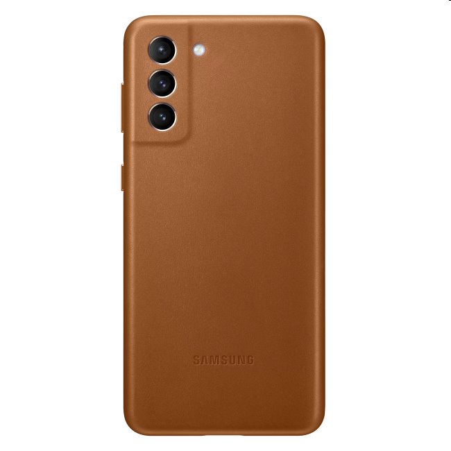Pouzdro Leather Cover pro Samsung Galaxy S21 Plus - G996B, brown (EF-VG996L)