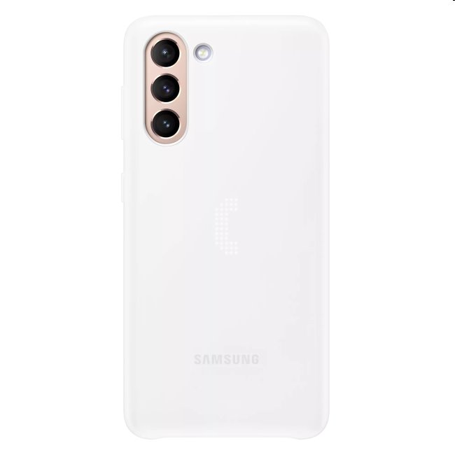 Pouzdro LED Cover Pro Samsung Galaxy S21 Plus, white