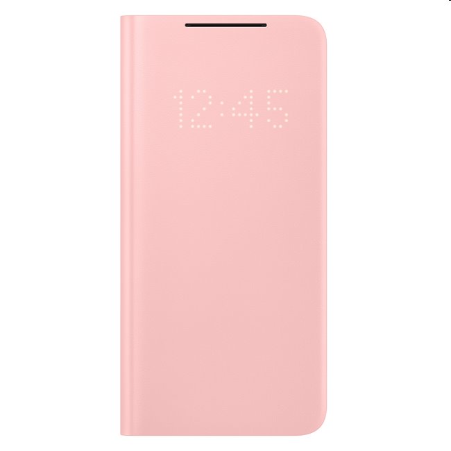 Pouzdro LED View Cover pro Samsung Galaxy S21 Plus, pink