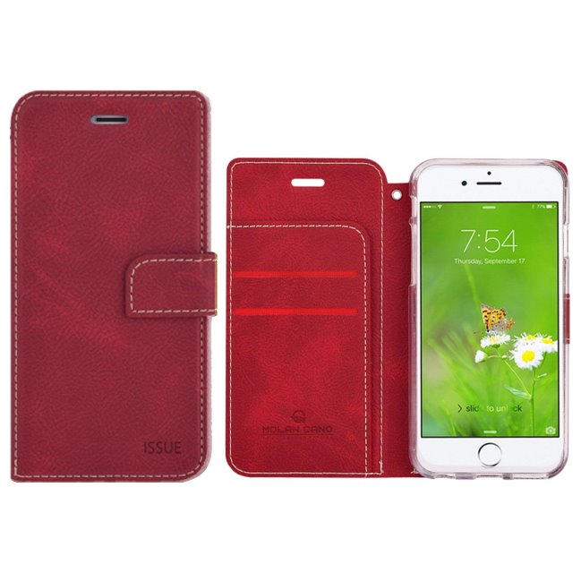 Pouzdro Molano Cano Issue Book pro Xiaomi Redmi 8A, Red