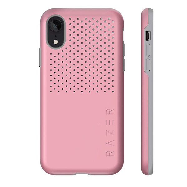 Pouzdro Razer Arctech Pro pro iPhone XR, růžový
