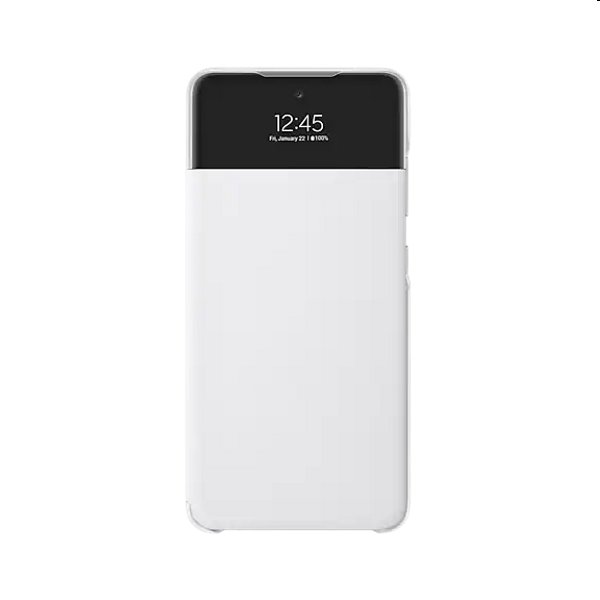 Pouzdro S View Cover pro Samsung Galaxy A52/A52s, white (EF-EA525PW)