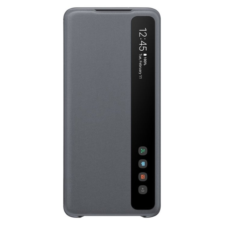 Samsung Clear View Cover S20 Plus, gray