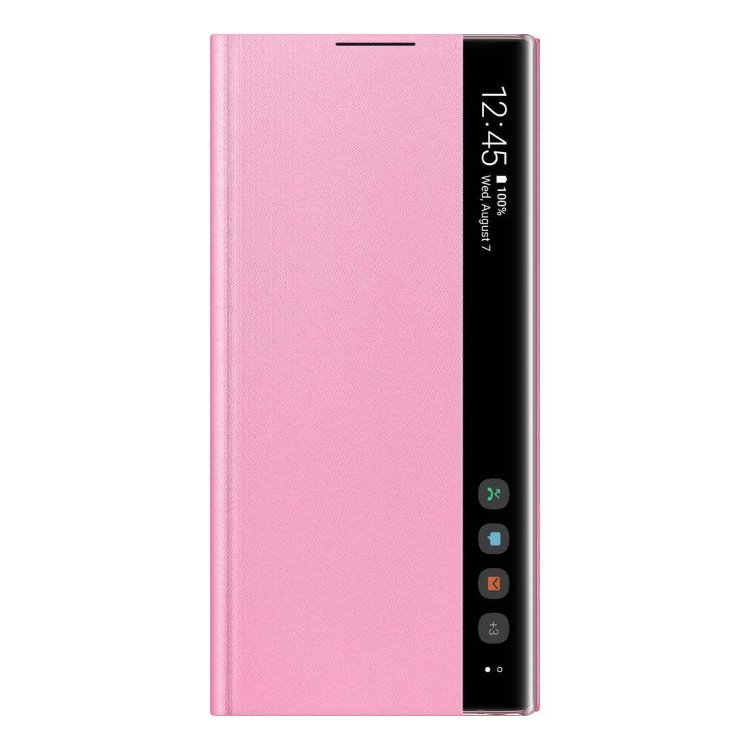 Pouzdro Samsung Clear View Cover EF-ZN970CPE pro Samsung Galaxy Note 10 - N970F, Pink