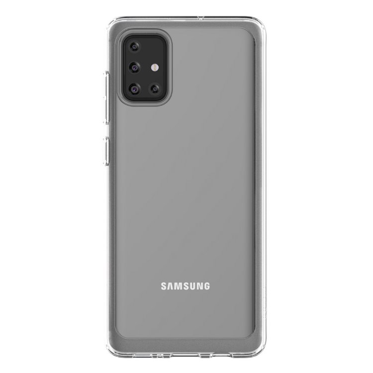 Pouzdro Samsung Clear Cover GP-FP715K pro Samsung Galaxy A71-A715F, Transparent