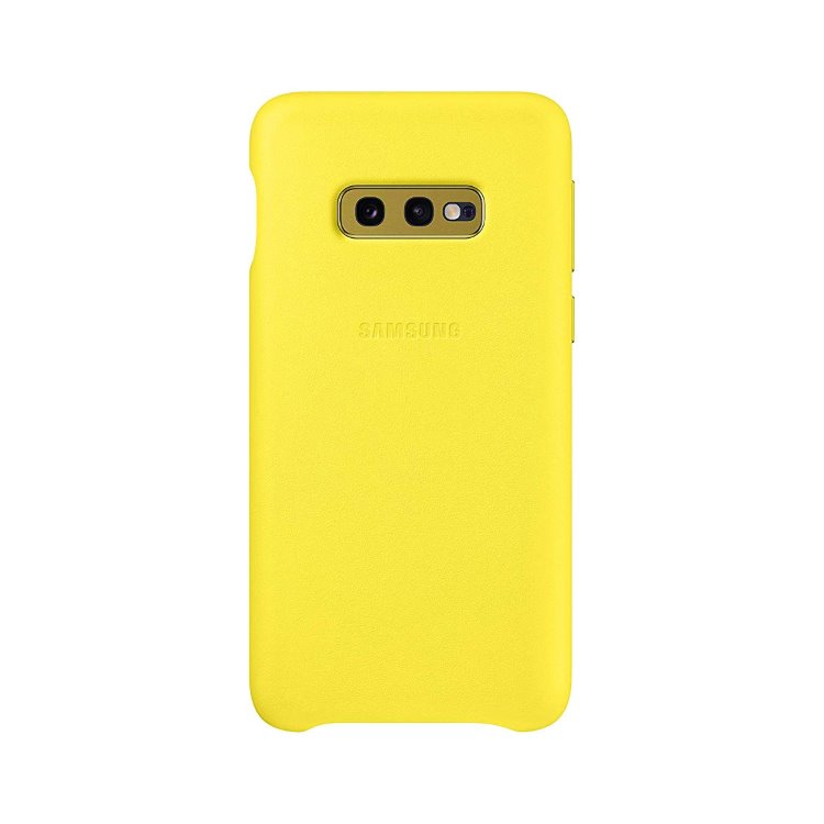 Pouzdro Samsung Leather Cover EF-VG970LYE pro Samsung Galaxy S10e-G970F, Yellow
