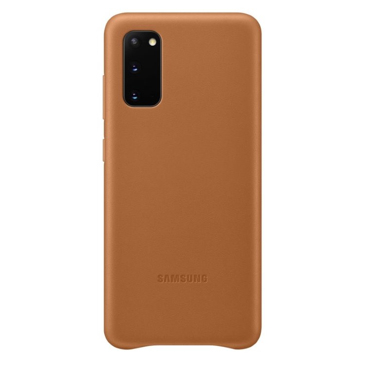 Pouzdro Leather Cover pro Samsung Galaxy S20, brown