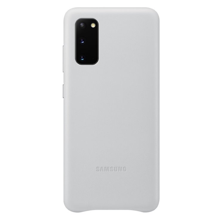 Pouzdro Leather Cover pro Samsung Galaxy S20, light gray
