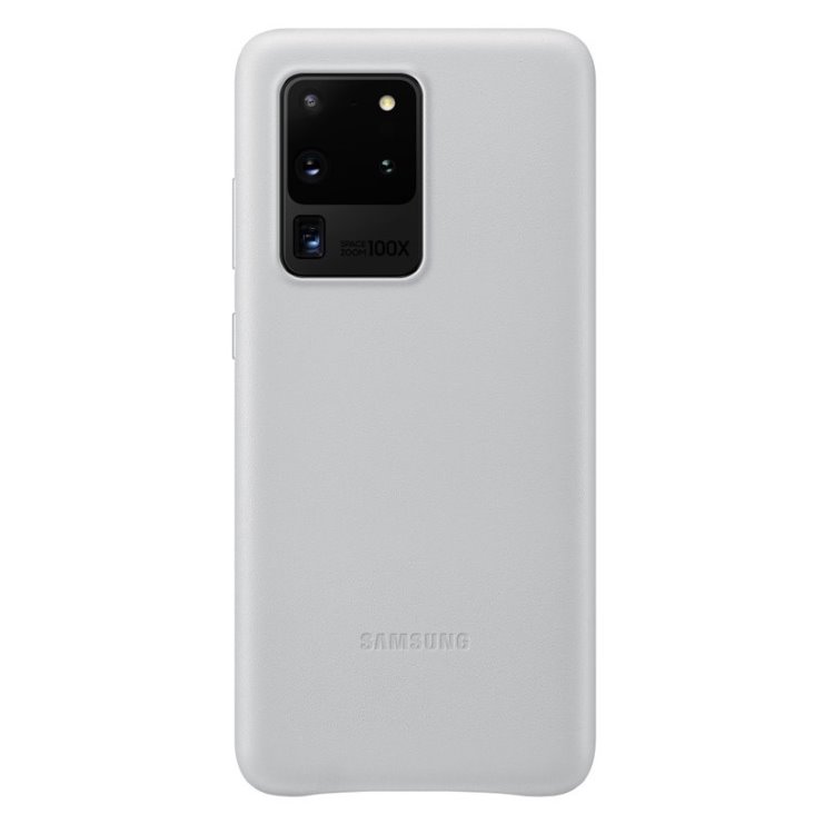 Pouzdro Leather Cover pro Samsung Galaxy S20 Ultra - G988F, Light Gray (EF-VG988LS)