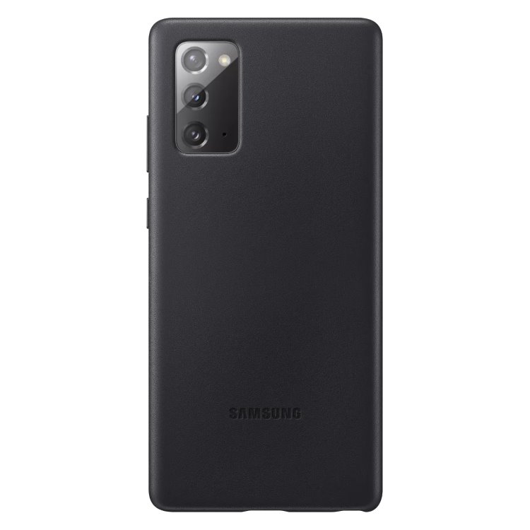 Pouzdro Samsung Leather Cover pro Galaxy Note 20-N980F, black (EF-VN980LBE)