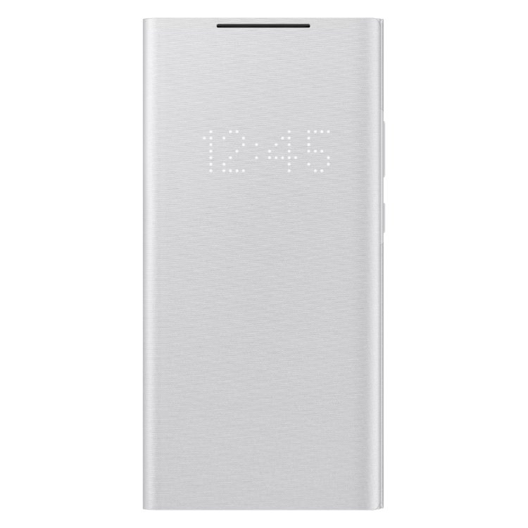 Pouzdro Samsung LED View Cover pro Galaxy Note 20 Ultra 5G-N986B, white silver (EF-NN985PSE)