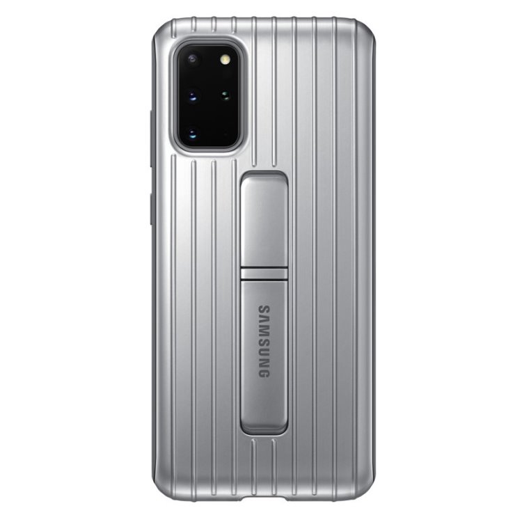 Pouzdro Protective Standing Cover pro Samsung Galaxy S20 Plus, silver