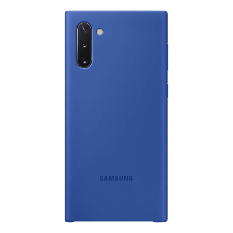 Pouzdro Samsung Silicone Cover EF-PN970TLE pro Samsung Galaxy Note 10 - N970F, Blue