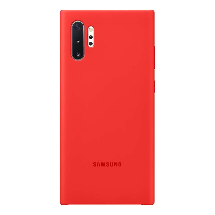 Pouzdro Samsung Silicone Cover EF-PN975TRE pro Samsung Galaxy Note 10 Plus-N975F, Red