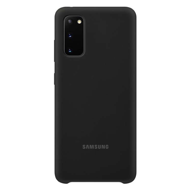 Pouzdro Samsung Silicone Cover EF-PG980TBE pro Samsung Galaxy S20-G980F, Black