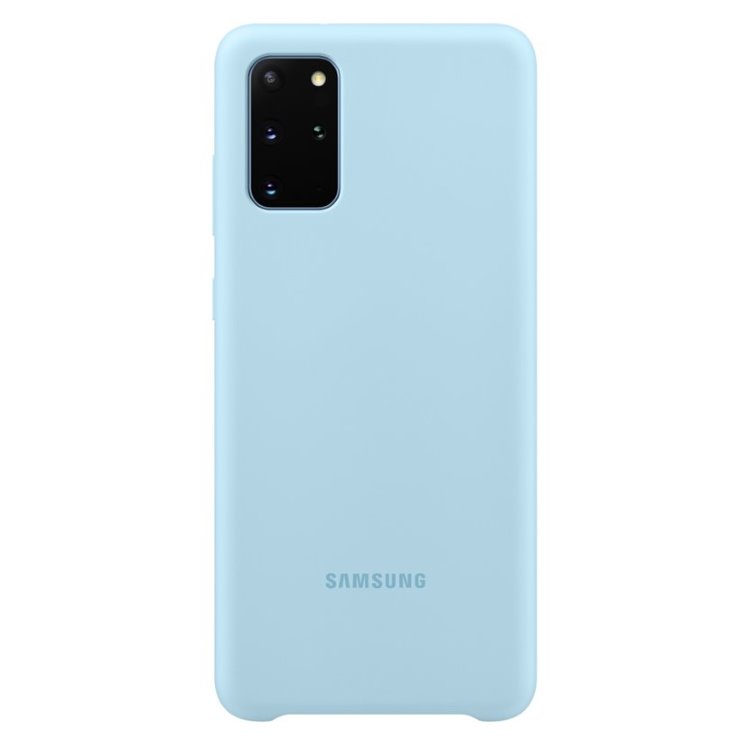 Pouzdro Samsung Silicone Cover EF-PG985TLE pro Samsung Galaxy S20 Plus-G985F, Sky Blue