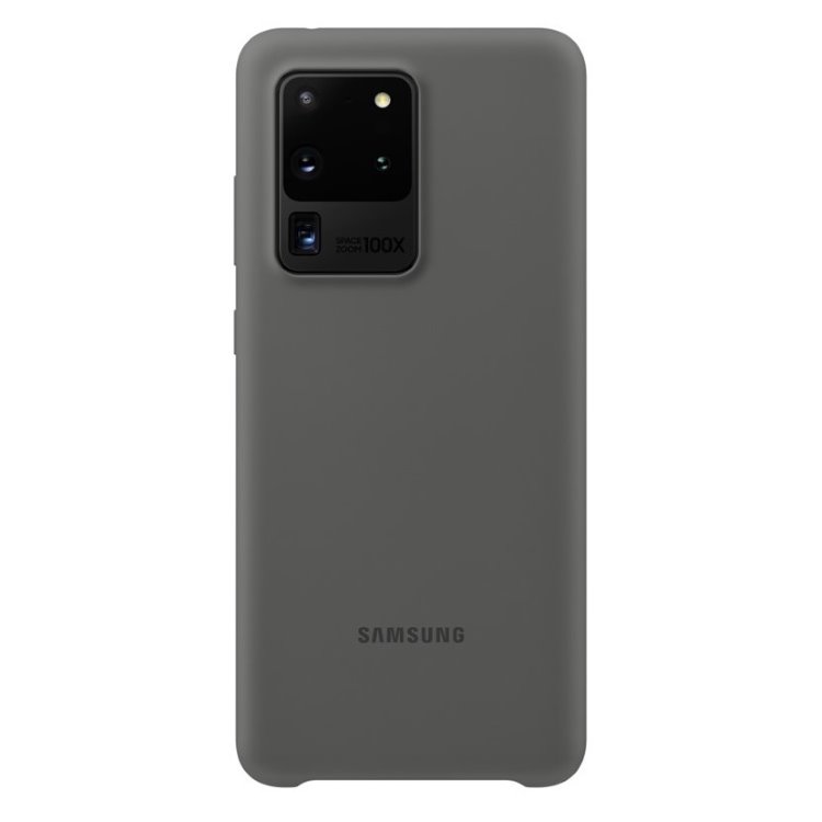 Pouzdro Silicone Cover pro Samsung Galaxy S20 Ultra, gray