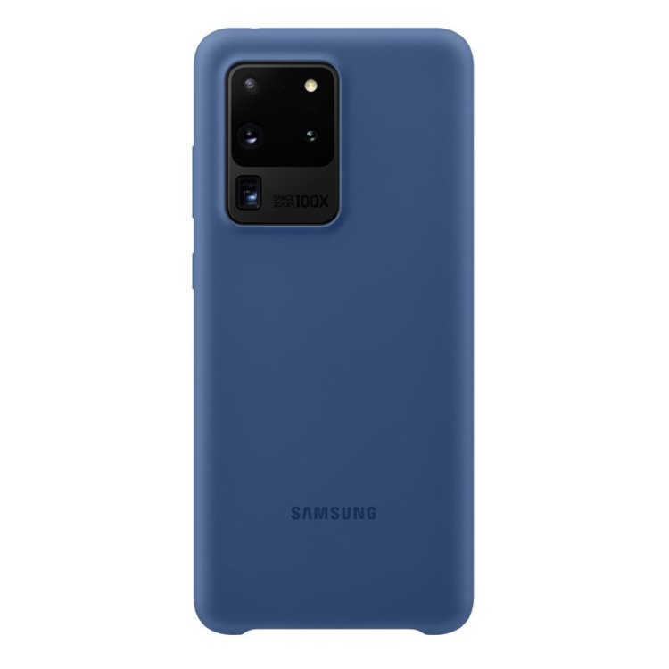 Pouzdro Samsung Silicone Cover EF-PG988TNE pro Samsung Galaxy S20 Ultra-G988F, Navy