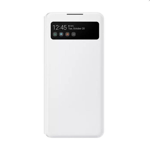 Pouzdro Samsung Smart S-View Cover Galaxy A42 - A426B, white (EF-EA426PWEGEE)