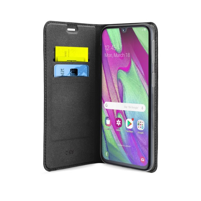 Pouzdro SBS Book Wallet Lite pro Samsung Galaxy A40-A405F, černé