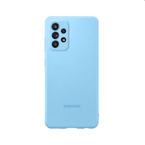 Pouzdro Silicone Cover pro Samsung Galaxy A52/A52s, blue (EF-PA525TL)