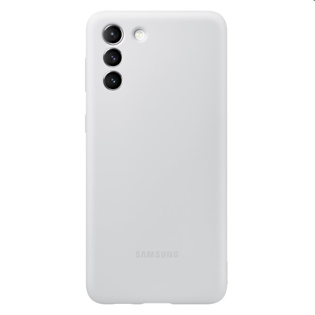 Pouzdro Silicone Cover pro Samsung Galaxy S21 Plus - G996B, light gray (EF-PG996C)