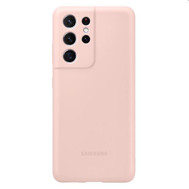 Pouzdro Silicone Cover pro Samsung Galaxy S21 Ultra - G998B, pink (EF-PG998T)