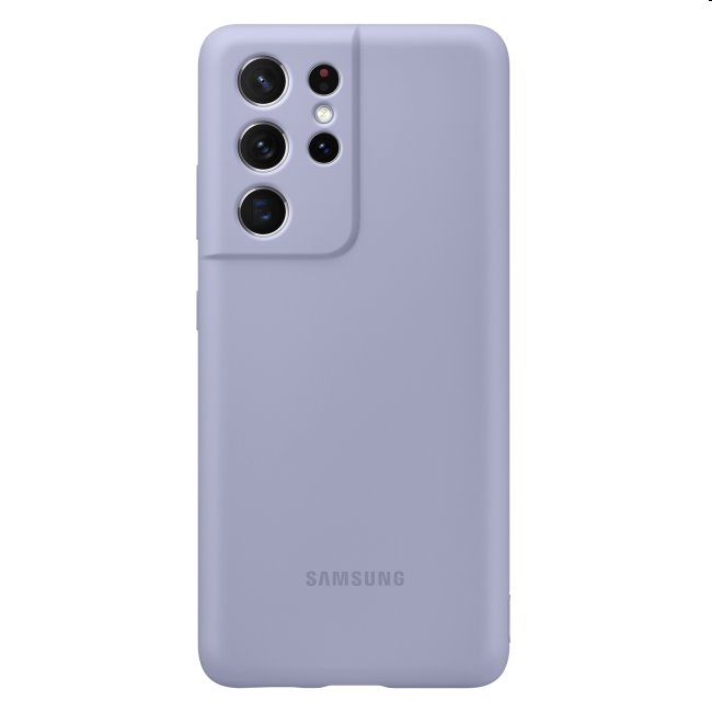 Pouzdro Silicone Cover pro Samsung Galaxy S21 Ultra - G998B, violet (EF-PG998T)