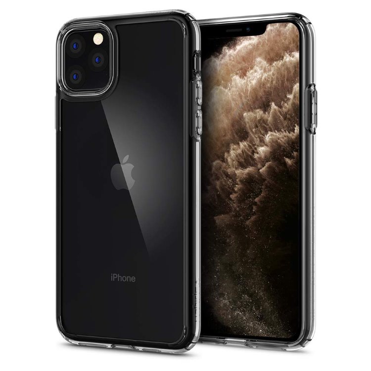 Pouzdro Spigen Crystal Hybrid pro Apple iPhone 11 Pro, Clear