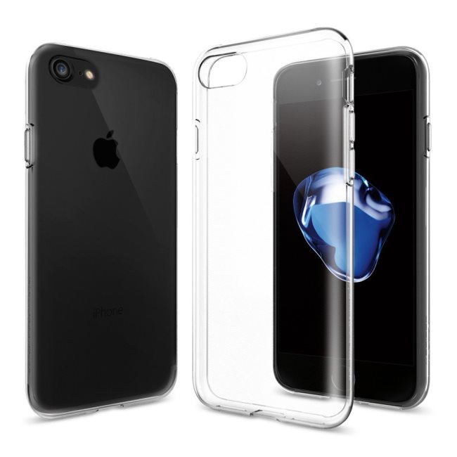 Pouzdro Spigen Liquid Crystal pro Apple iPhone SE 20/SE 22/8/7, Crystal Clear