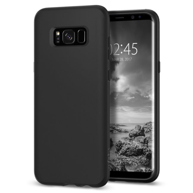 Pouzdro Spigen Liquid Crystal pro Samsung Galaxy S8 Plus-G955F, Matte Black