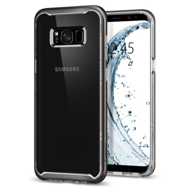 Pouzdro Spigen Neo Hybrid Crystal pro Samsung Galaxy S8-G950F, Gunmetal