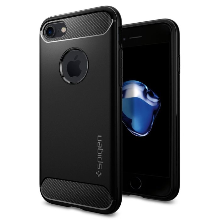 Pouzdro Spigen Rugged Armor pro Apple iPhone 7 a iPhone 8, Black